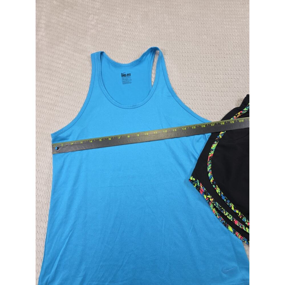 Nike Shorts & Tank Womens Large Active Wear Lined Running Shorts Dri Fit - Picture 5 of 8
